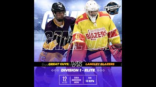 Div 1 Elite  Great Guys vs Blazers [upl. by Frankhouse]