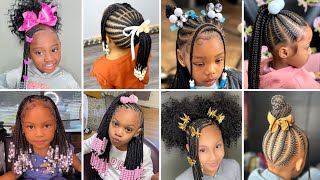 ✨ KIDS FIRST DAY OF SCHOOL BRAID STYLES  2024 Back To School Hairstyles [upl. by Innoj102]