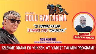 🔴CANLI YAYIN  21 Temmuz İstanbul Koşu Yorumları  quotVefa Abi İle Dolu Kantarmaquot  ALİ CAN YALAZ [upl. by Farlee682]