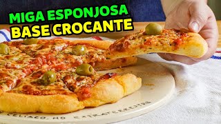 ✳️ PIZZA sin gluten miga suave y base crocante【100 sin gluten sin TACC】 [upl. by Ylrebmic]