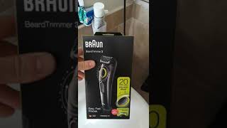 Braun Beard Trimmer 3 Unboxing [upl. by Eniamreg]