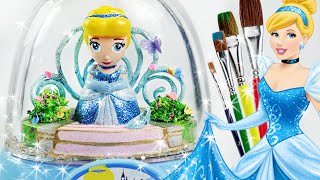 Cinderella glitzi globes inspired  paint your own glitter dome  Roziberry [upl. by Dorelia]