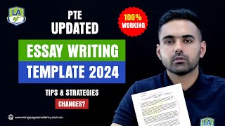 Working PTE Writing Essay Template  Tips Tricks and Strategies  Language Academy [upl. by Spielman242]