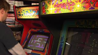 Classic Game Room  FRENZY arcade game review [upl. by Ingaborg350]