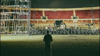 Joe Mettle live at the Accra Sports Stadium BTSSetup Soundcheck all Artistes [upl. by Artenehs644]