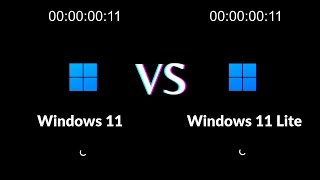 Windows 11 vs Windows 11 Lite Speed Test Which Is Faster  2022 [upl. by Raman]