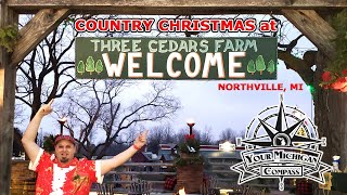 Three Cedars Farm Country Christmas in Northville MI [upl. by Labinnah]