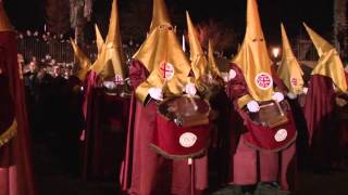 Procesión Jueves Santo 2013 Pamplona Cofradía de la Flagelación de Jesús de Logroño [upl. by Fernyak995]