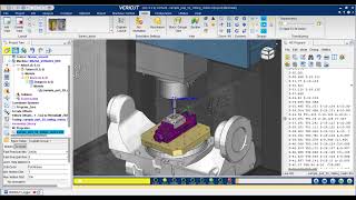 Post MasterCAM 5 trục Mazak Variaxis I800 Neo [upl. by Brass770]