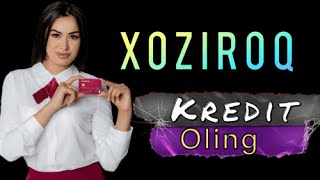 Xoziroq 100 Million Kredit Oling  Qanday qilib kredit olsa Bo’ladi [upl. by Ahsikram]