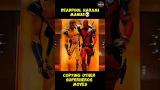 Deadpool copying other Superheroes moves marvel deadpool wolverine shortfeed [upl. by Harrietta]