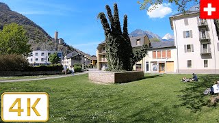 Martigny Switzerland  Spring 2021【4K】 [upl. by Nailluj297]