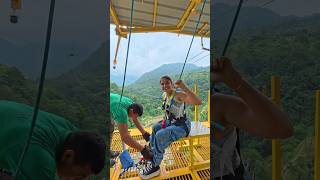 Jumpin Heights Rishikesh bungee bungeejumping jumping adventure trending viral bungy shorts [upl. by Llednahs]