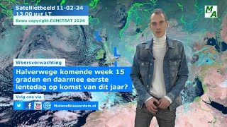 Voorjaarsvakantie zacht van start komende week 15 graden en eerste lentedag op komst van dit jaar [upl. by Yuh]