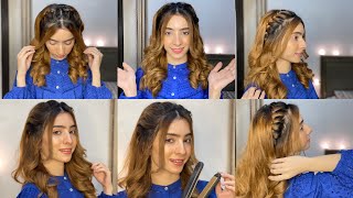 2 Easy Hairstyles for Girls  Open Hairstyles  Hairstyle For Eid [upl. by Annadroj203]