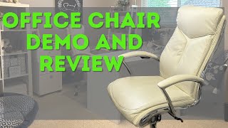 Office chair upgrade to the Realspace Verismo Bonded Leather HighBack Chair [upl. by Beyer530]