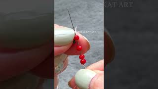 1 minute how to make beaded earrings making earrings with rondelle 35x3mm [upl. by Keithley]