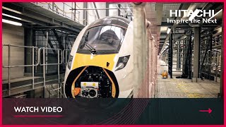 Hitachi unveils first UK built Intercity Express Train [upl. by Siednarb]