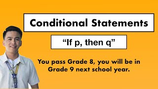 GRADE 8 Week 6  Conditional Statements If  then Statements Math Teacher Gon [upl. by As]