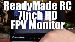 7inch HD ReadyMadeRC FPV monitor review [upl. by Cacie]