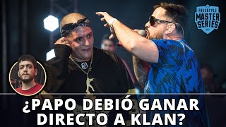 ¿PAPO DEBIÓ GANAR DIRECTO A KLAN  FMS ARGENTINA 2022 J9 [upl. by Eixela]