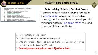 MDMP and COA DEV Step 3 Explanation [upl. by Tada]