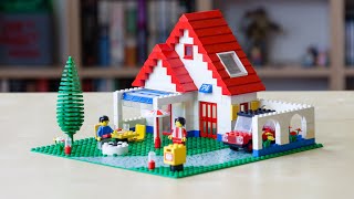 TimeLapse LEGO 6374 Holiday Home [upl. by Orson598]