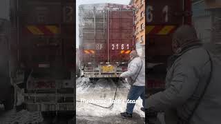 Truck Detailing in Snow Weather [upl. by Adnolohs]