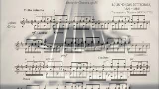 MANCHEGA  Louis Moreau GOTTSCHALK solo guitar [upl. by Adkins]