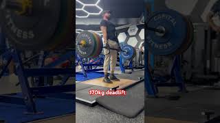 170KG DEADLIFTshorts [upl. by Sahc904]