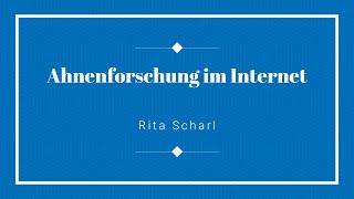 Ahnenforschung im Internet  Nützliche Infos und Tipps [upl. by Nnateragram]