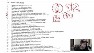 GR 11 True or False Review for Grade 11 Biology Exam Science Video Tutorial [upl. by Carolee80]