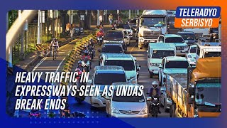 Heavy traffic in expressways seen as Undas break ends  TeleRadyo Serbisyo [upl. by Oilcareh832]