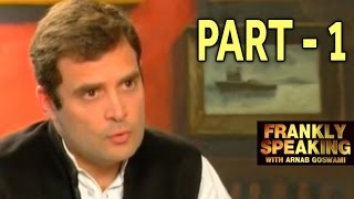 Frankly Speaking with Rahul Gandhi  Part 1  Arnab Goswami Exclusive Interview [upl. by Yerkovich628]