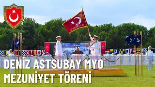 MSÜ Deniz Astsubay Meslek Yüksekokulu Diploma Alma ve Sancak DevirTeslim Töreni 31 Ağustos 2024 [upl. by Aruabea]