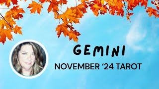 Gemini  Strength Power Good Luck and Good News November 2024 [upl. by Adnaerb]