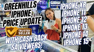 FULL PRICE LIST NG MGA IPHONES DITO SA TRUSTED SELLER SA GREENHILLS IPHONE XR1112131415 APRIL [upl. by Corine]