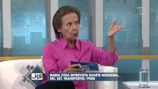 Maria Lydia entrevista Duarte Nogueira sec est TransportesPSDB [upl. by Rialcnis623]