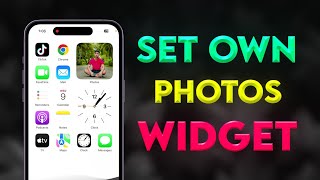 How To Set Custom Widgets on iPhone  How To Set Your Own Photo iPhone Widget  Set Custom Widgets [upl. by Eph]