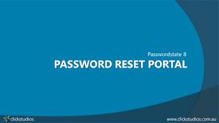 Passwordstate  Password Reset Portal Demo [upl. by Iver]