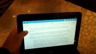 HP SlateBook x2 présentation dune tablette hybride Android avec Tegra 4 [upl. by Annatnas573]