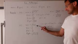 Differentialrechnung 20 Die KettenregelBeispiele2 [upl. by Aiveneg]