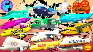 GTA V Halloween Civil Aircraft Plane Pack Best Extreme Longer Crash and Fail Compilation 60FPS [upl. by Suirtemed]