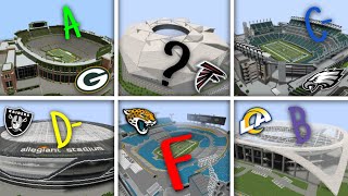 Ranking All 32 NFL Stadiums in MINECRAFT [upl. by Enitram235]