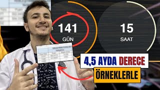 45 AYDA YKS DERECE YAPILIR MI ÖRNEKLERLE [upl. by Enyaz]