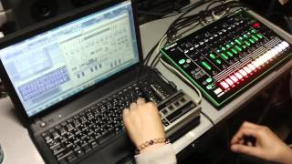 Roland TR8 as an Audio Interface featBassBoy【重低音少年】 [upl. by Tracey]