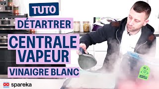 Comment détartrer sa centrale vapeur avec du vinaigre blanc [upl. by Green]