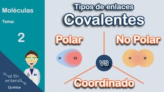 DIFERENCIAS entre covalente polar y no polar [upl. by Bellaude]