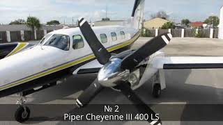 Top 5 Fastest Twin Turboprop Planes ✈️ [upl. by Kolnick464]