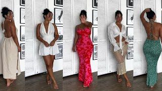 HUGE SHEIN BEACH VCAY TRYON HAUL  15 Items You Need This Summer [upl. by Edurtreg]